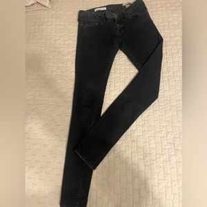 Serena Mavi Black low-rise Skinny Jeans for Women-size 27/32